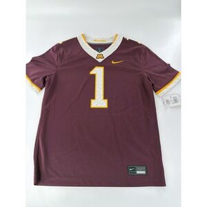 Minnesota Gophers Nike Jersey Football Row The Boat Medium SKI-U-MAU New Maroon